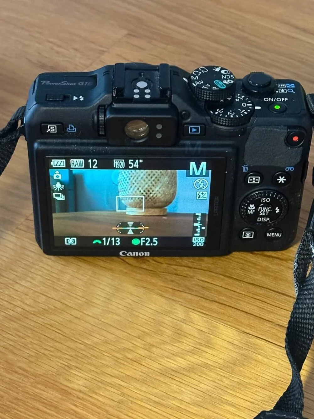 Canon PowerShot G15 Digital Camera 12MP f/1.8 Y2K Digicam Compact
